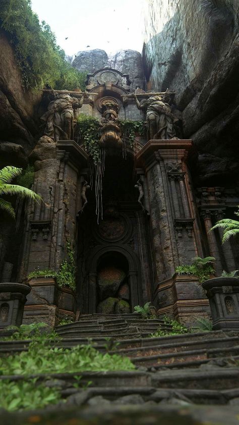 Ancient Ruins, Ancient Architecture, Fantasy Places, Urban Exploration, Alam Yang Indah, Tomb Raider, Alam Semula Jadi, Uncharted, Abandoned Buildings