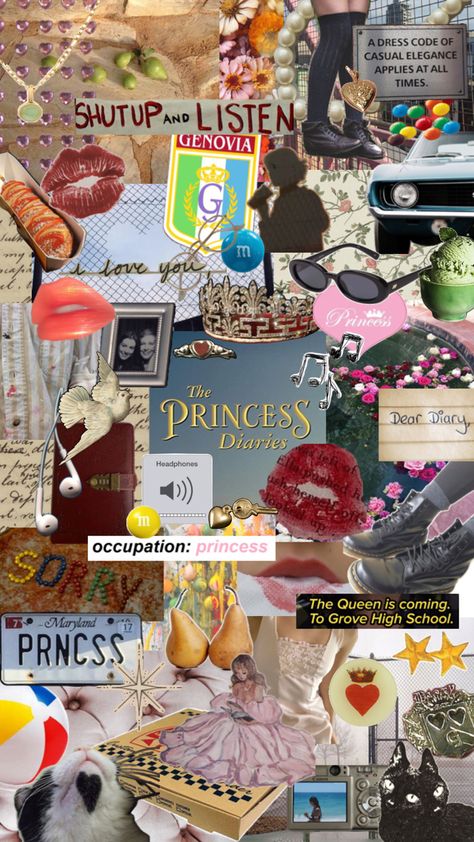 princess diaries collage wallpaper Collage, Princess Diaries Collage, Princess Diaries Wallpaper, Collage Wallpaper, Princess Diaries