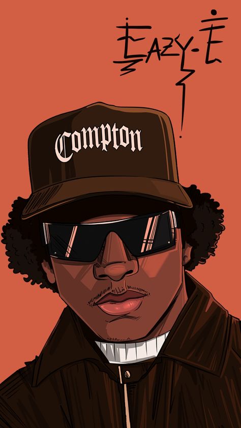 Nate Dogg Art, Eazy E Poster, Hip Graphic Design, Hip Hop 90, Thug Life Wallpaper, Tupac Art, Hip Hop Wallpaper, Arte Do Hip Hop, Eazy E