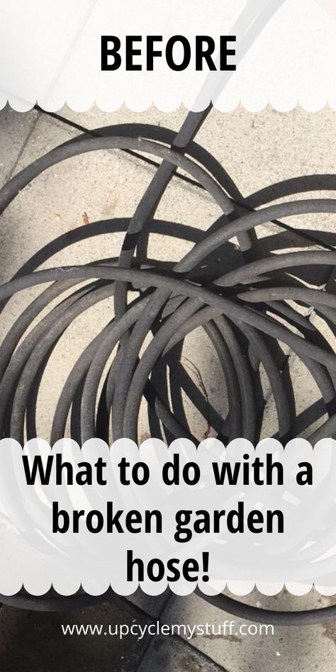 Upcycling, Repurposed Junk, Recycled Garden Art, Cheap Garden, Your Trash, Upcycle Garden, Garden Hoses, Garden Junk, Recycled Garden