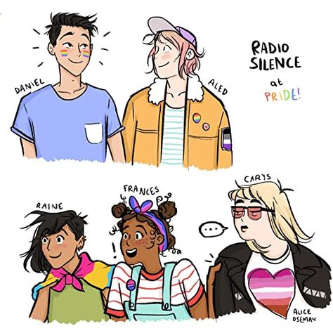 Osemanverse Fanart, Aled Last Radio Silence, Pride Fanart, Heartstopper Fanart, Alice Osman, Radio Silence, Alice Oseman, Heart Stopper, Alice Book