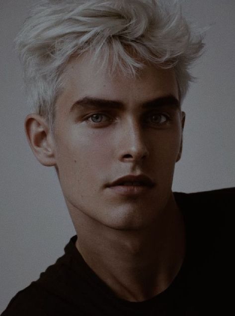 Guys With White Hair, Bleached Hair Men, Kingdom Names, Male Aesthetic, Edgars Haircut, Hair Male, Daniel Henney, Best Character Names, Nikolaj Coster Waldau