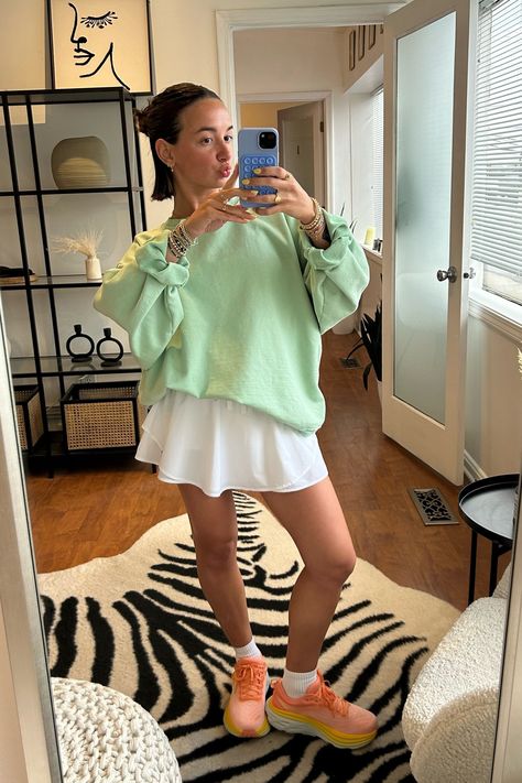 Unisex Oversized Crew - Mint curated on LTK Edgy Comfy Outfits Summer, Athlesiure Fits Aesthetic, Mom Outfit Aesthetic, Trendy Comfy Outfits Summer, Casual Teacher Outfits Fall, Fashion Outfits Oversized, Athletic Outfits Summer, Summer Dresses Work, Athletic Outfit Summer