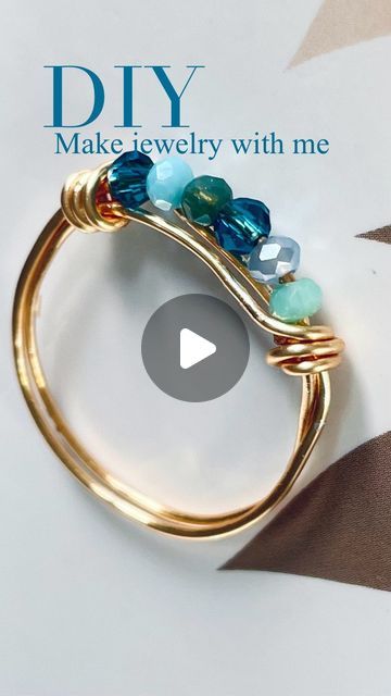 Diy Wire Rings Easy, Wire Wrapped Jewelry Rings, Cincin Diy, Easy Jewelry Making Ideas, Copper Jewelry Diy, Wire Rings Tutorial, Copper Wire Crafts, Diy Wire Jewelry Rings, Wire Jewelry Earrings