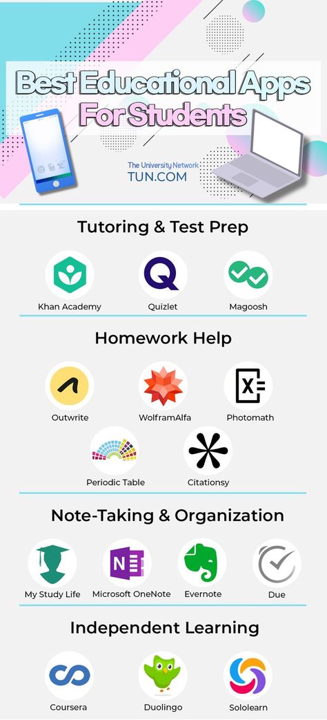 Organisation, Apps For Good Grades, Desktop Apps For School, School Online Aesthetic, Helpful School Apps, Apps For Motivation, Study Help Apps, Free School Apps, Useful Apps For Life