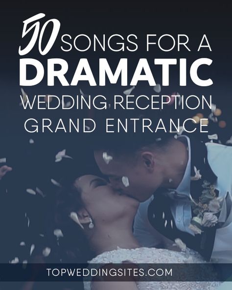 Wedding Introduction Songs, Grand Entrance Songs, Grand Entrance Wedding, Bridal Party Entrance Song, Reception Entrance Songs, Wedding Recessional Songs, Wedding Entrance Songs, Wedding Songs Reception, Wedding Recessional