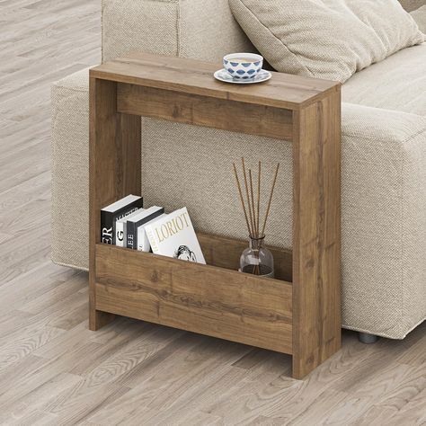 Living Room And Office, House Shopping, Diy End Tables, Side End Table, Living Room Organization, Small Side Table, Living Room Side Table, Wood End Tables, Living Room End Tables