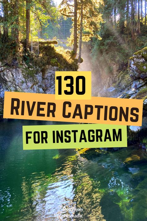 Did you just have the most amazing on the river and are now looking for the perfect river captions for Instagram? Here are ideas for good captions about rivers that are cute, funny, puns or short, and about floating the river, the Nile, or nature. Find the best one that fits your experience, picture or just inspires you! River Day Quotes, River Adventure Quotes, Water Captions Instagram Short, River Quotes Instagram Captions, Rafting Captions Instagram, Floating The River Quotes, River Life Quotes, River Floating Quotes, River Rafting Quotes