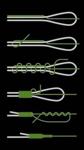 Fishing Knots Tutorials, Fishing Line Knots, Saltwater Fishing Gear, Fly Fishing Knots, Fishing Hook Knots, Hook Knot, Fishing Umbrella, Survival Knots, Knots Guide