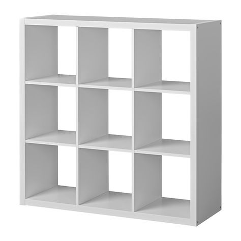 IKEA - KALLAX, Shelf unit, white, , Choose whether you want to place it vertically or horizontally to use it as a shelf or sideboard. Organisation, Ikea Storage Shelves, Ikea Kallax Shelf Unit, Billy Oxberg, Kallax Shelf Unit, Ikea Kallax Shelf, Kallax Shelving Unit, Shallow Shelves, Ikea Kallax Regal