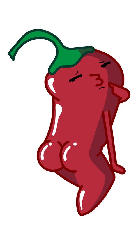 This Spicy Red Pepper Sticker is so hot that it is hard to resist. This spicy red pepper is also known as chili pepper. It is a type of fruit from the Capsicum family. It is typically small to... Kawaii, Chili Pictures, Juice Sticker, Care Bear Tattoos, Weird Stickers, Mcdonald's Happy Meal, Halloween Canvas, Happy Meal Mcdonalds, Hottest Chili Pepper