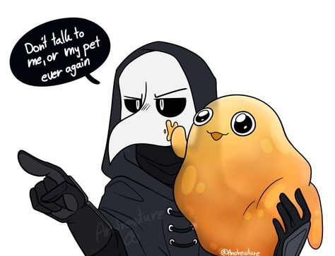 SCP-049 y SCP-999 Black, Fan, Fan Art, Scp 049 Fan Art, 049 Scp, Scp 999, Cute Fanart, Scp 049, Art Cute