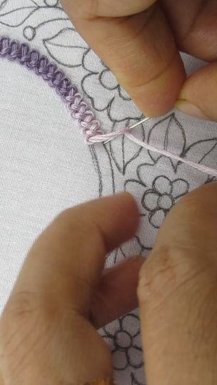 Most demanding braided chain stitch tutorial #fbreels #reelsviral #braidstitch #Repost #viral #reels #trending #viralreels #reelsfb | Crafty Needles 7 | Crafty Needles 7 · Original audio Braided Chain Stitch Embroidery, Braid Stitch Embroidery, Chain Stitch Tutorial, Braided Chain Stitch, Crochet Stitches Unique, Chain Stitch Embroidery, Viral Reels, Stitch Tutorial, Beginner Sewing