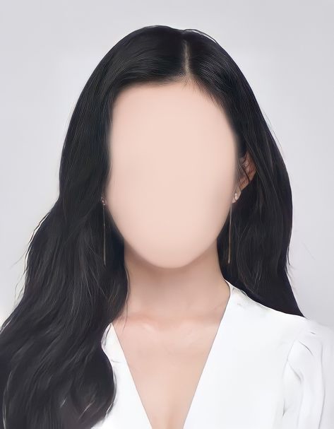 Title says it all Idol With No Face Template, Korean School Id Picture Template, School Id Pictures Template, Girl Idol No Face 2x2, Korean Id Picture Template, Korean School Id Picture, Hair For Editing, Id Templates Rpw, Id Picture Template