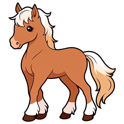 Cute Chibi Horse AI Generative Chibi Horse Drawing, Horse Cute Drawing, Cartoon Horse Drawing, Chibi Horse, Chibi Animals, Sketchbook Prompts, Cartoon Horse, Horse Clipart, Horse Cartoon