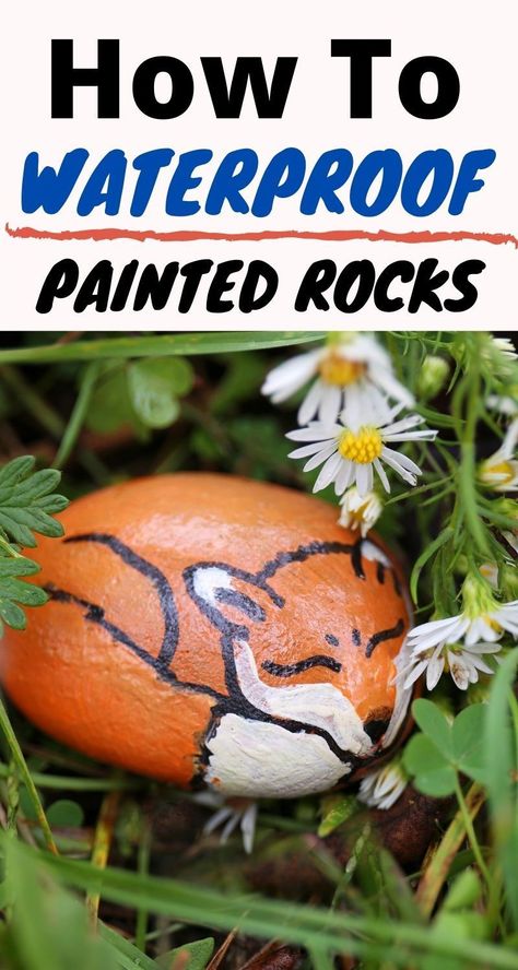 Rock Crafts Diy, Painted Garden Rocks, Rock Painting Supplies, Tattoo Plant, Diy Rock Art, Garden Rock Art, Waterproof Paint, Rock Painting Tutorial, Painted Rock Animals