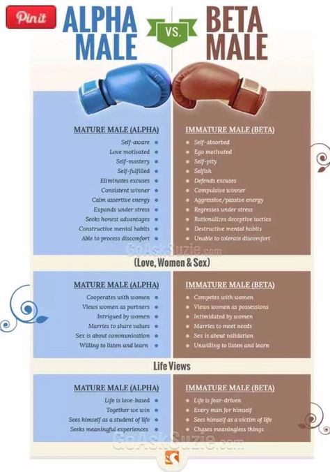 Alpha Male vs Beta Male - learn the differences. Many men try to act like Alphas but they can't carry  the deception on for long, their true qualities always show through. Life Skills, Healthy Relationships, Psychology Facts, Neuer Job, Word Up, Alpha Male, Emotional Intelligence, Good Advice, Self Development