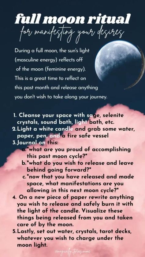 Full Moon Release Ritual, Full Moon Ritual Manifestation, Full Moon Manifestation, Full Moon Ceremony, Manifestation Ritual, Beginner Witches, Moon Manifestation, Moon Ceremony, Full Moon Spells