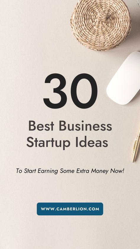 30 Best Business Startup Ideas Best Bussines Ideas 2022, New Bussines Ideas 2022, Businesses To Start In 2024, Start Up Ideas, Business Startup Ideas, Innovative Business Ideas, Creative Business Ideas, Business Ideas For Women Startups, Company Ideas