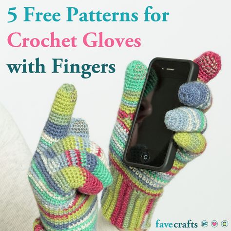 Discover 5 free patterns for crochet gloves with fingers, include a men's crochet gloves pattern and crochet half fingerless gloves! Amigurumi Patterns, Crochet Gloves With Fingers, Free Patterns For Crochet, Crochet Gloves Free Pattern, Crochet Mittens Free Pattern, Crochet Mittens Pattern, Mochila Crochet, Patterns For Crochet, Finger Crochet