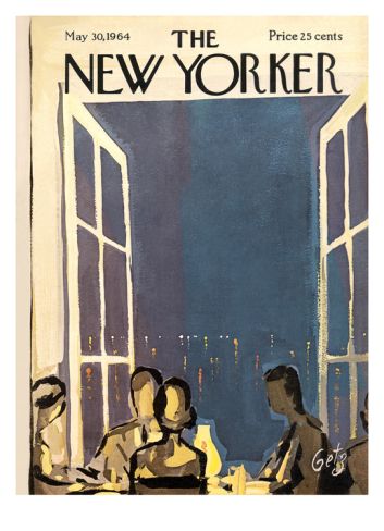 Arte Jazz, Grafika Vintage, New Yorker Cover, Restaurant Themes, Arte Grunge, Dorm Posters, Silhouette People, New Yorker Covers, Illustration Vintage