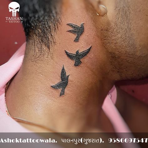 TashanTattoo
AshokTattooWala
S.20. Tirupati plaza
Opp. New bus stand
Near gd modi collage
Palanpur (gujrat)
9586697547
9687533310 Neymar Neck Tattoo, Dove Neck Tattoo, Arrow Tattoo Arm, Bird Tattoo Neck, Hairdresser Tattoos, Hals Tattoo Mann, Tattoo Birds, Bird Tattoos Arm, Bird Tattoo Men