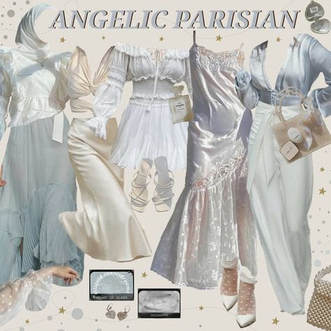 ➸ sarina ✦⋆ on Instagram: “Angelcore × parisian 🕊🪞🤍💌” Mermaidcore Fashion, Fairycore Clothes, Cute Grunge, Grunge Fairycore, Style Bundle, Siluete Umane, Accessories Style, Outfit Look, Mystery Box