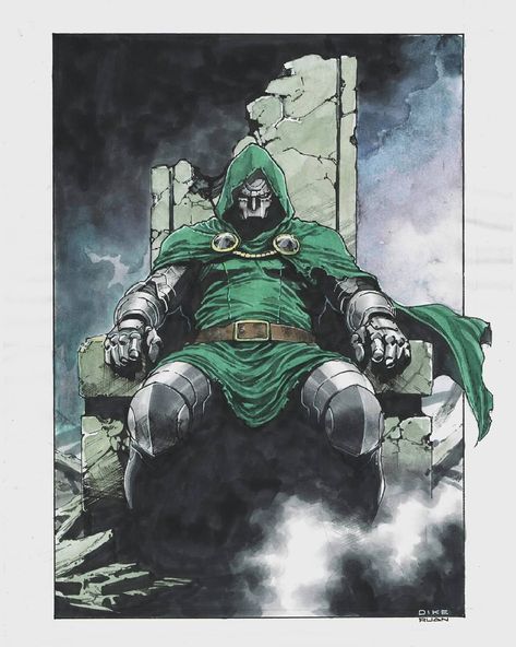 Image may contain: 1 person Croquis, Tumblr, Doctor Doom Comic, Doom Comic, Doctor Doom Art, Doctor Doom Marvel, Doctor Doom, Dr Doom, Comic Villains