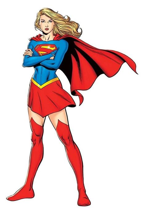 Female Superhero Poses, Supergirl Design, Superwoman Comic, Super Hero Female, Super Girl Comic, Supergirl Comic Art, Supergirl Drawing, Superhero Women, Supergirl Art