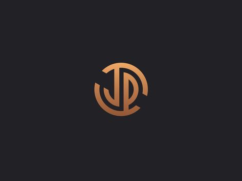 Letter J And P Logo by Tharish Jp Logo Design Letter, J Logo Design Ideas, Jp Logo Design, Jp Monogram, Letter J Tattoo, Jb Logo, Jp Logo, Logo Design Infographic, Symbole Tattoo