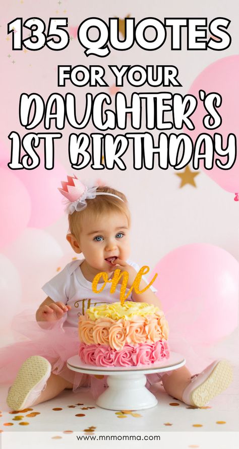 Looking for some sweet phrases and quotes for your little girl's first birthday? This list of quotes from mom and dad is perfect for your daughter's 1st birthday. From funny quotes, to meaningful and sentimental - to quotes and sayings for instagram caption ideas, facebook pictures, or for writing your daughter a heartfelt letter on her birthday - it's all here! There's short quotes, happy quotes, unique and hilarious mom quotes, and more (you could even use them for a 2nd or 3rd birthday!). Short Quotes Happy, Instagram Caption Ideas, Quotes Unique, Caption Ideas, Sweet Quotes, Quotes And Sayings, Mom Quotes, Amazing Quotes, First Birthday