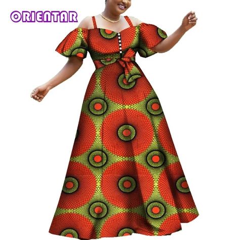2020 Women African Dresses Fashion Off Shoulder Puff Sleeve Party Ball Gown African Print Cotton Lady Long Dashiki Dress WY3609 _ - AliExpress Mobile Chitenge Dresses, Fashion Trends For 2023, Kitenge Dress, Fashion Trends 2023, Ankara Long Gown Styles, Dashiki Dress, Style Africain, Long African Dresses, Short African Dresses