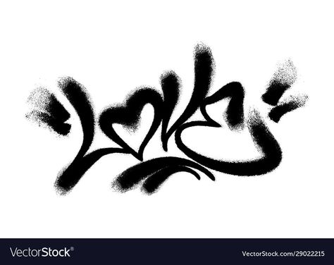 Love Grafitti Words, Love Font Tattoo, Love Font Word, Tags Graffiti, Font Graffiti, Images Pop Art, Love Font, Black Graffiti, Black And White Graffiti