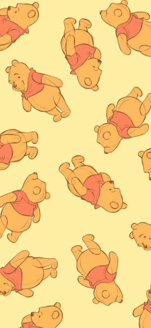 Tela, Cartoon Cute Wallpaper, Winnie Phoo, Animated Bear, Winnie The Pooh Wallpaper, Pooh Wallpaper, Cute Disney Quotes, Iphone Cartoon, House At Pooh Corner