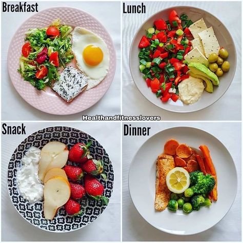 Tomatoes Salad, Rye Toast, Plats Healthy, Calorie Meal Plan, Makanan Diet, Healthy Meal Plans, Diet Keto, Lunch Snacks, Healthy Meal Prep