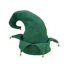 Elf Hat for Dogs (sorry, no link)