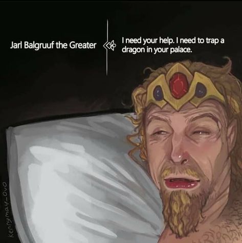 Memes, Jarl Balgruuf, A Dragon, Skyrim, The Dragon, Wake Up, Internet