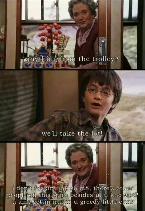 U wot m8 Harry Potter Quotes, Harry Potter Jokes, Harry Potter Cast, Harry Potter Train, Harry Porter, Harry Potter Tumblr, Harry Potter Fanfiction, James Potter, Harry Potter Characters