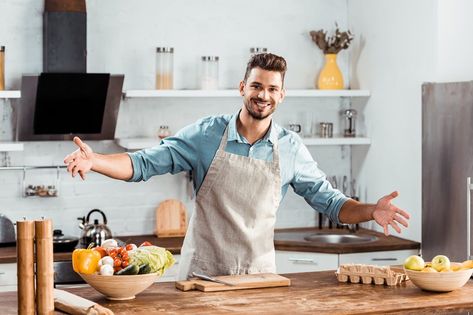 Small Appliances, People Cooking Together, People Cooking, Man Cooking, Cooking Together, Knife Sharpening, Summer Gift, Happy People, In The Morning