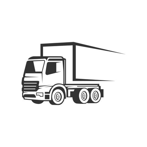 truck logistic vector silhouette logo template. perfect for delivery or transportation industry logo. simple with dark grey color Logistics Company Logo Design, Truck Logo Design Graphics, Logistics Transportation Trucks, Logistics Logo Transportation, Transport Logo Design Ideas, Transport Company Logo, Transport Logo Design, Truck Logo Design, Jm Logo