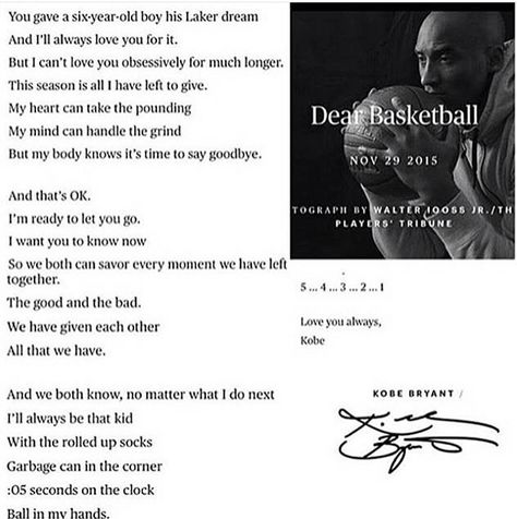 Dear Basketball.... Kobe Bryant Dear Basketball, Dear Basketball Kobe, Kobe Quotes, Basketball Kobe, Dear Basketball, Poems Deep, Kobe Bryant Quotes, Kobe Bryant Nba, I Love Basketball