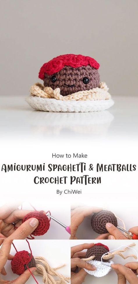 Amigurumi Patterns, Spooky Halloween Basket, Crochet Ornaments Free Pattern, Amigurumi Owl, Amigurumi Food, Halloween Basket, Halloween Jars, Halloween Baskets, Basket Crochet