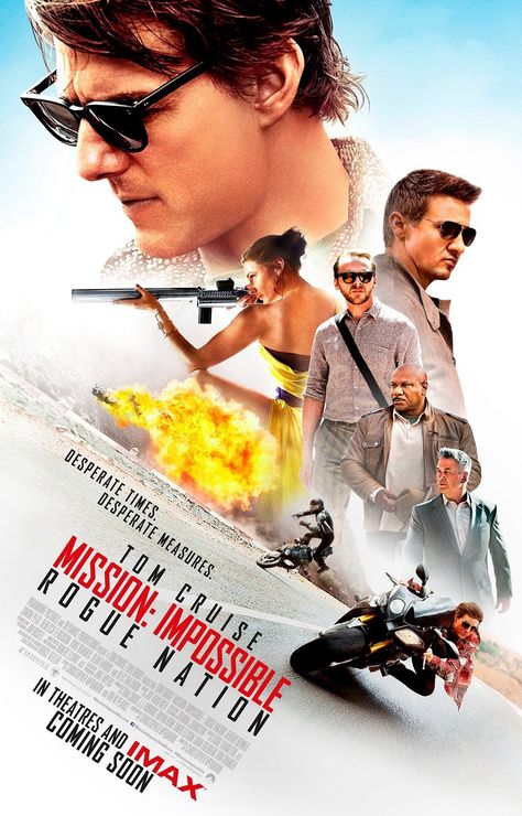 Watch Tom Cruise take impossible to the next level & catch all the action in theaters now! #mission impossible #rogue nation #tom cruise Rennes, Fulda, Simon Pegg, Mission Impossible 5, Ilsa Faust, Mission Impossible Rogue Nation, Rogue Nation, Ethan Hunt, Rebecca Ferguson
