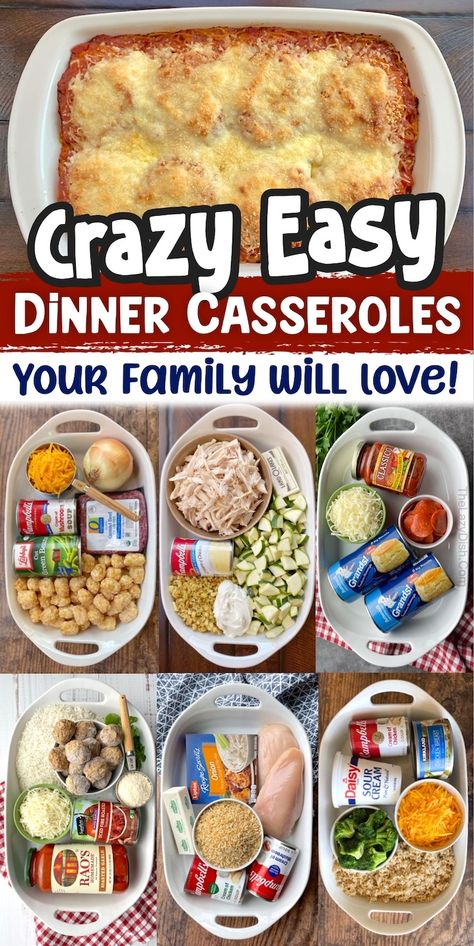 Easy Dinner Casserole, Cheap Ingredients, Resep Makanan Beku, Diet Dishes, Easy Dinner Casseroles, Super Easy Dinner, Fast Dinner Recipes, Fast Dinners, Cheap Dinners