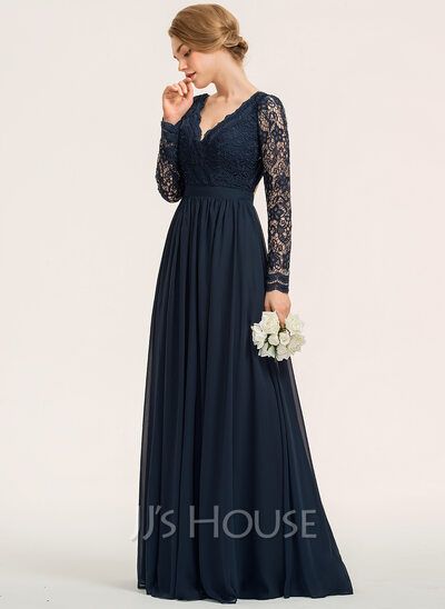 Winter Bridesmaid Dresses Sleeves, Long Sleeve Bridesmaid Dress Winter, Bridesmaid Dresses Long Lace, Winter Bridesmaid Dresses, Long Sleeve Bridesmaid Dress, Blue Chiffon Dresses, Lace Prom Dresses, Lace Bridesmaid Dress, Bridesmaid Dresses Boho