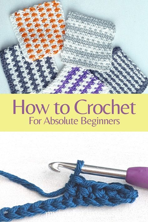 Amigurumi Patterns, Basics Of Crocheting, Starting A Crochet Chain, How To Get Started Crocheting, Learn To Crochet Projects, How To Start A Chain In Crochet, Beginner Crochet Stitches Tutorial, How To Crochet Chain Stitch, How To Start To Crochet