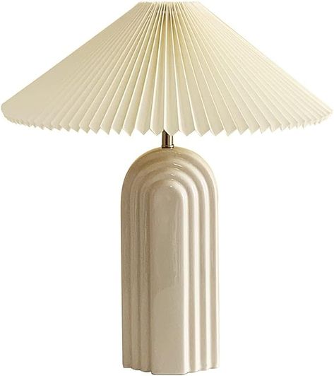 PUFEIDS Living Room Table lamp Modern Table lamp with TC Fabric lampshade Bedroom Study lamp Retro Table lamp Ceramic lamp Bedside lamp (Cream Color) - Amazon.com Lampshade Bedroom, Study Lamp, Table Lamp Modern, Lamp Ceramic, Nightstand Light, Study Lamps, Retro Table Lamps, Big Girl Bedrooms, Table Lamps Living Room