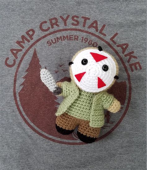 Horror Crochet Amigurumi Patterns Amigurumi Patterns, Horror Crochet, Adventure Time Crochet, Crochet Amigurumi Patterns, Halloween Crochet Patterns, Fun Crochet Projects, Jason Voorhees, Halloween Crochet, Diy Crochet Projects