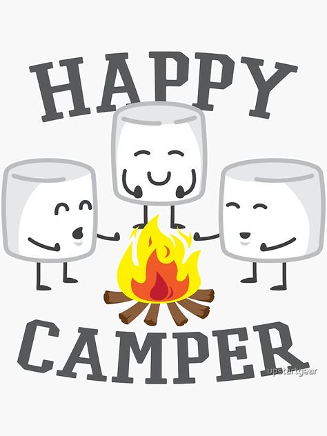 Camping Romance, Camping Silhouette, Camp Tshirt Designs, Camper Logo, Happy Camper Svg, Decoupage Images, Camper Decals, Bulletin Journal, Camper Art