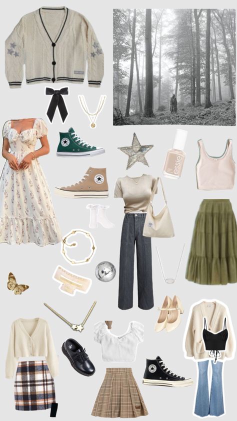 folklore outfit Couture, Haute Couture, Taylor Swift Clothing Aesthetic, Betty Folklore Aesthetic Outfit, Taylor Swift Outfit Inspo Folklore, Eras Tour Movie Outfits Folklore, Simple Eras Tour Outfits Folklore, Taylor Swift Folk Lore Era Outfits, Eras Tour Outfits Fall